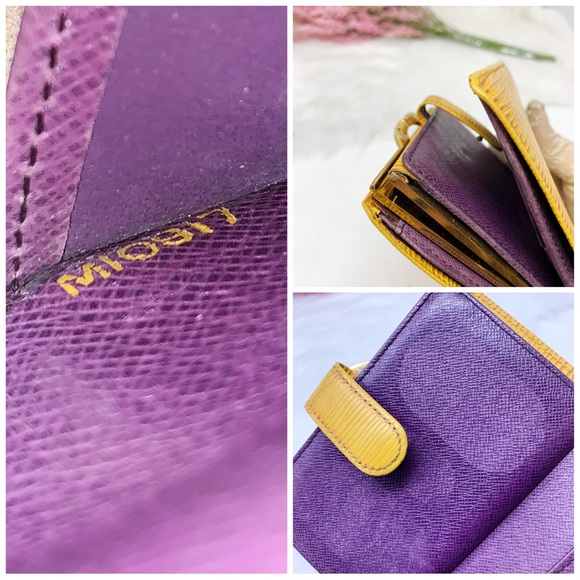 Louis Vuitton Yellow Epi Leather Kisslock Wallet Date code MI0917 - Picture 7 of 7